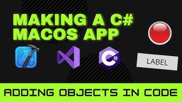 Adding Objects through C# Code | C# MacOS App Development