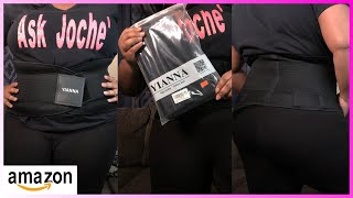 Yianna Waist Trainer Review from Amazon 2020 - PLUS SIZE Waist Trainer & Sweat Belt Size 2X