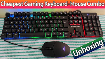 Zebronics Zeb-War Gaming Keyboard-Mouse Combo । Cheapest Gaming Keyboard। AMOL TECH
