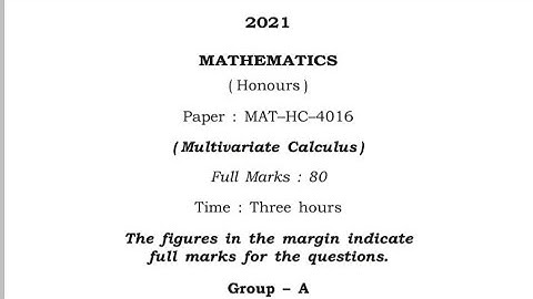 Bsc 4th semester Question Paper||MAT-HC-4016 || Gauhati University