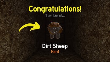 How To Get Dirt Sheep in Find The Sheep | Roblox