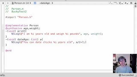 Objective C Programming Tutorial - 26 - How young of a chick can I date?