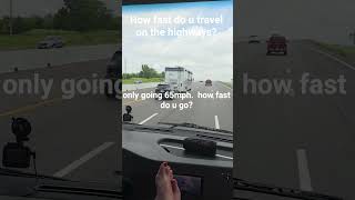 How fast do you travel in your RV?  #rvtravel #rving