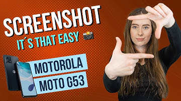 Motorola moto g53 - How to take a Screenshot • 📱 • 📸 • 🖼 • | Tutorial