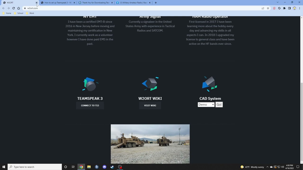 Setting up teamspeak for HAM radio!