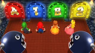 Мульт Mario Party 9 Minigames Mario Vs Peach Vs Luigi Vs Daisy Master Difficulty