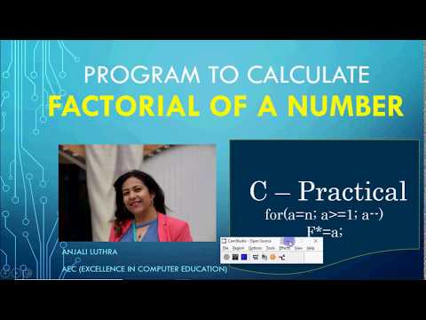 Program to print Factorial of a number | Learn Programming in C