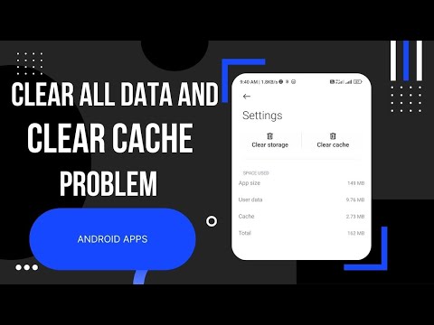 Clear All Data And Clear Cache Problem On Android App Some User