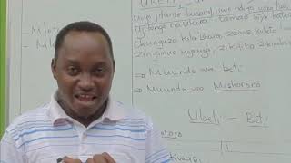 KISWAHILI KIPINDI CHA TANO DARASA LA SITA
