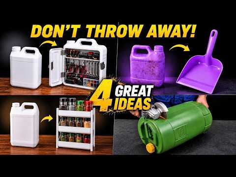 👉 DON’T THROW AWAY PLASTIC CONTAINERS! 4 BRILLIANT DIY IDEAS YOU’LL ACTUALLY USE