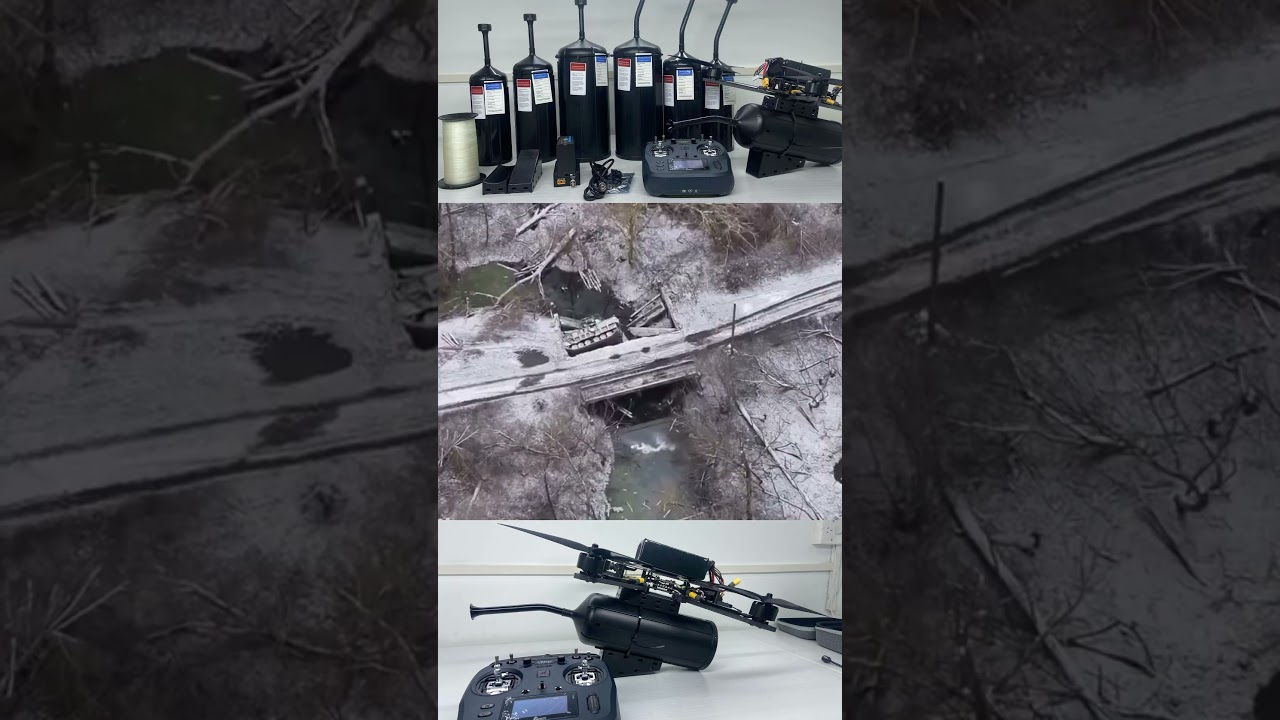 Fiber optic drones strike bridges 