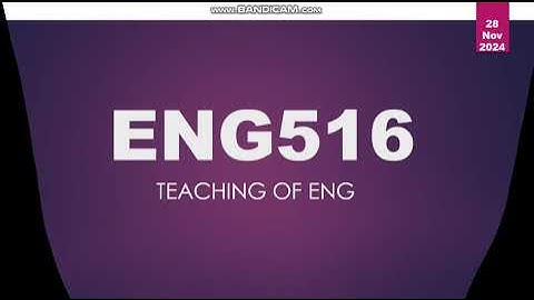 ENG516 Quiz Teaching of ENG by Online Virtual University