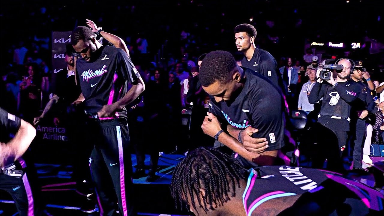 Обзор первой половины матча «Майами Хит» против «Кавальерс» | Дебют в футболке Vice Night | 12 но...
