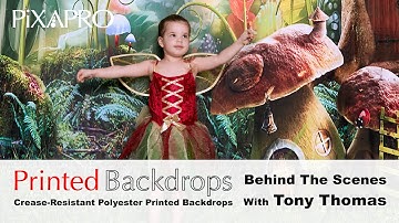 Pixapro Printed Backgrounds - Behind The Scenes with Tony Thomas
