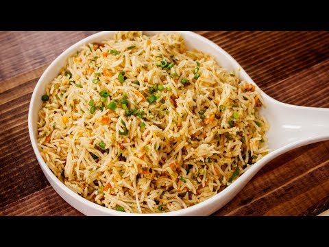 २ मिनट वाली वेज फ्राइड राइस - 2 Min Veg Fried Rice Street Style Recipe - CookingShooking