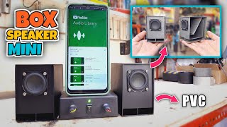 Mini Box Speaker | Cara membuat box speaker mini 1,5 inch dari pipa PVC