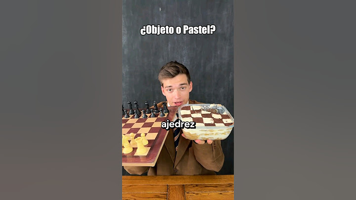 Objeto o Pastel versión Ajedrez 🎂♟️