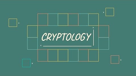 SMA3043 (Number Theory) - Cryptology