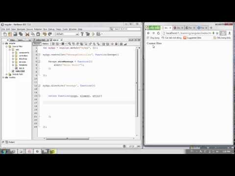 010 - AngularJS cơ bản - Directive Talking To Controller