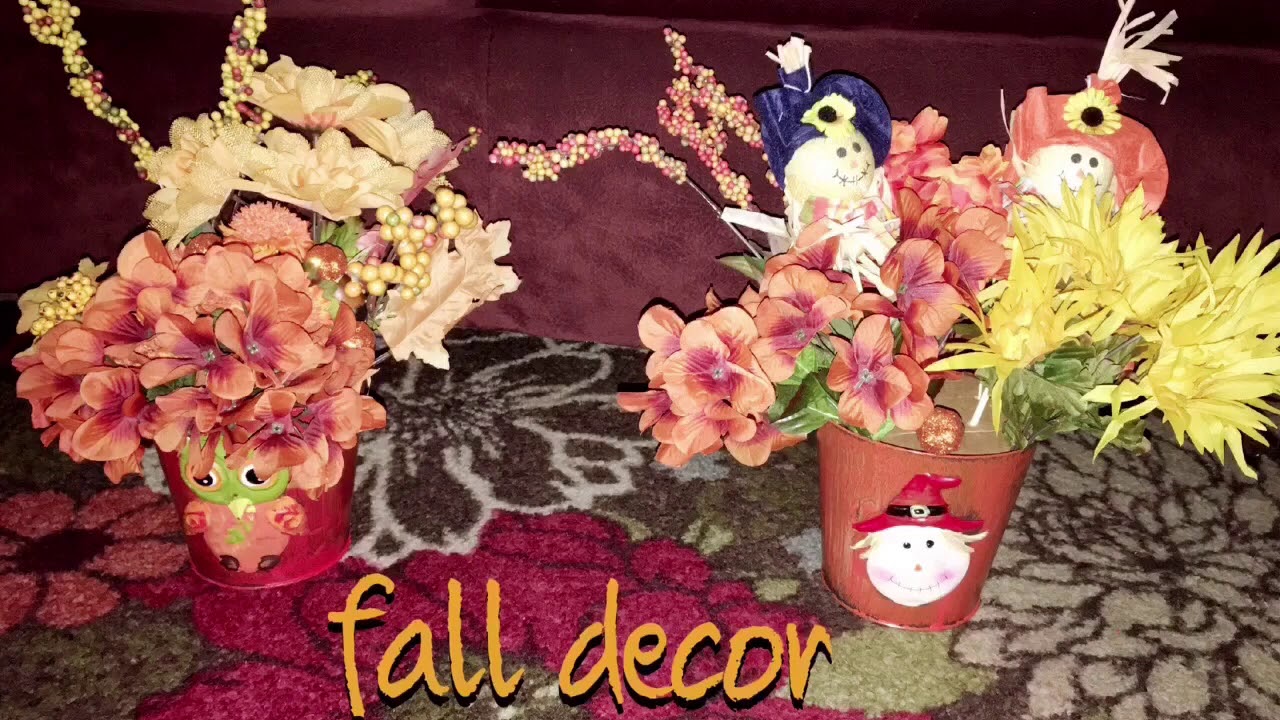 Dollar tree fall decor YouTube