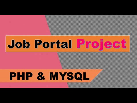 Job Portal Project | PHP & MYSQLI