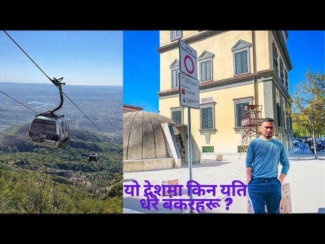 Tirana vlog | Cable car journey | Nepali in Albania | Country 34