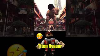 Horror Vlog A Giant Titan Appears When Lightning Strikes shorts short shortsfeed fyp viral