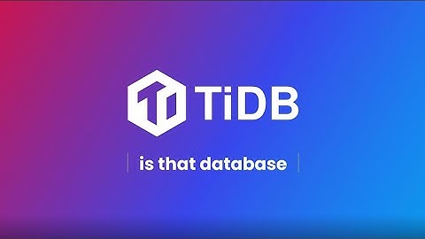 Why #TiDB?