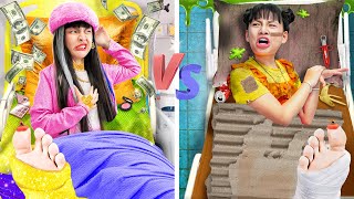 Rich Kid Vs Poor Kid In The Hospital... Who Receives Better Care? | Baby Doll Show