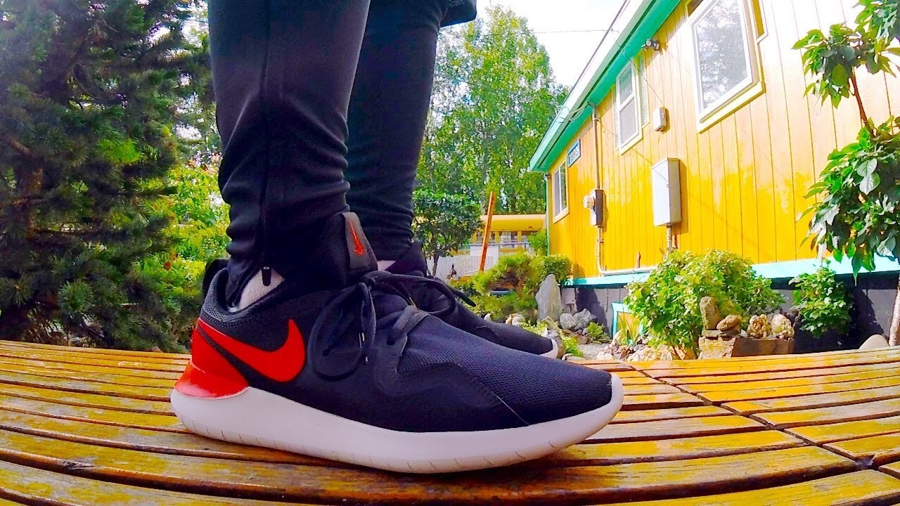 nike tessen on feet