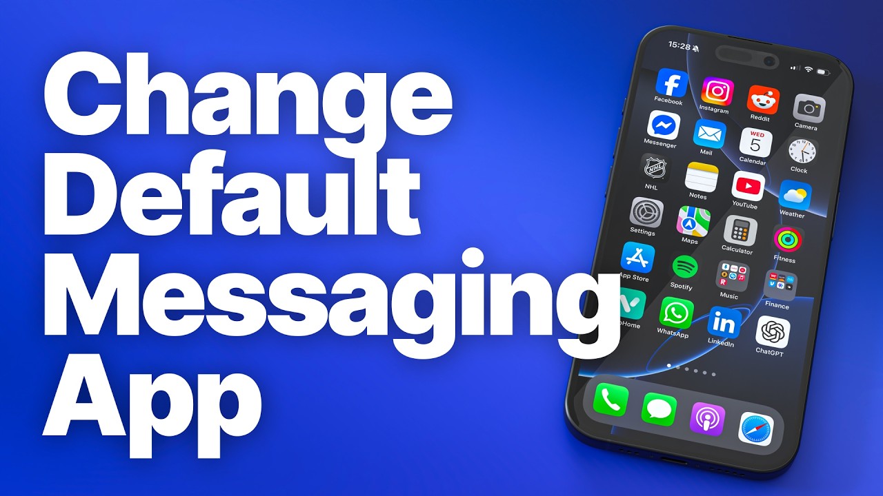 Iphone Default Message How to Change the Default Messaging App on iPhone - YouTube