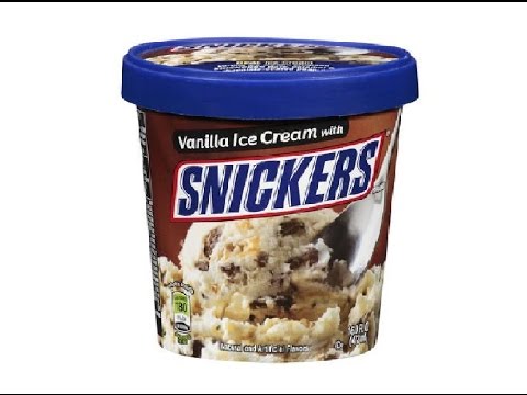 アメリカのアイス スニッカーズ バニラアイスクリーム Youtube