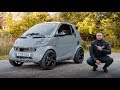 This KAWASAKI ZX10R Engined SMART CAR IS *BONKERS*