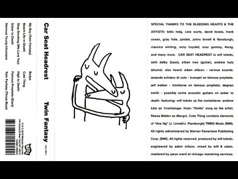 Car Seat Headrest - Twin Fantasy (Face to Face) Cassette Rip - YouTube
