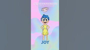 How To Draw Joy from Inside Out #joy #insideout #insideout2