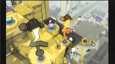 DE BLOB Wii Walkthrough Part 5A Guggentraz Island