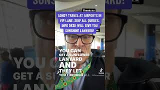 ADHD? Autism? Skip all queues at airports! #adhd #autism. Marco Robinson Reviews.
