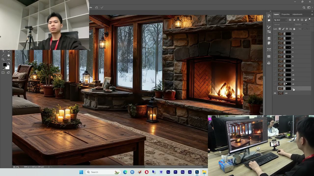 Тихая Джазовая Атмосфера — Как Я Превращаю Одно Изображение В Расслабляющее Видео С Джазовой Атмо...