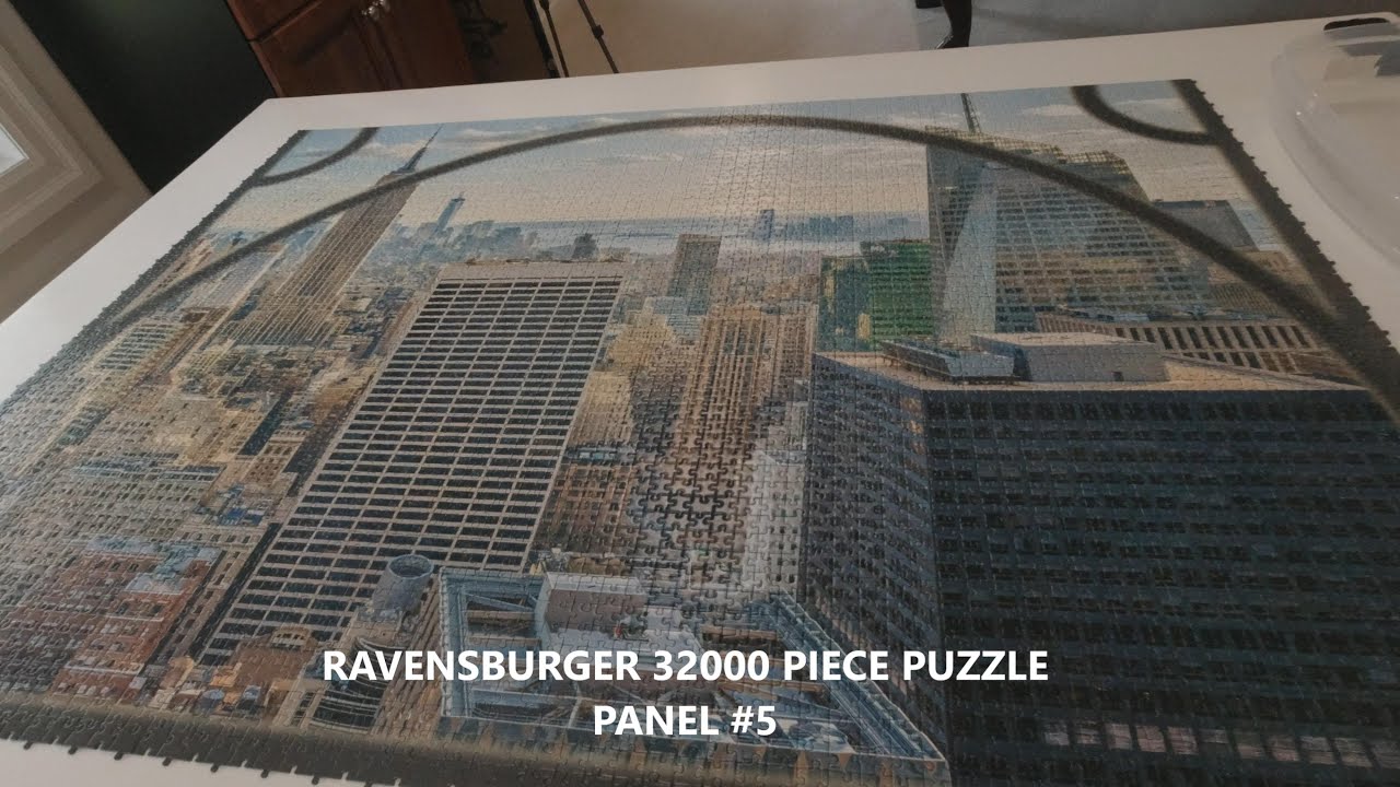 Ravensburger 32000 piece puzzle- New York Skyline Panel #5 - YouTube