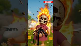 Masha Berubah Tengkorak Api creepy masha shorts