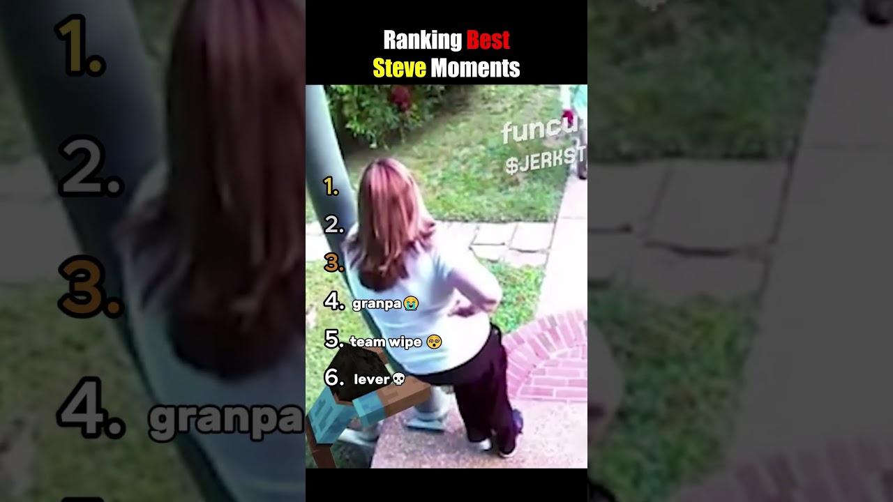 Ranking Best Steve Moments😭