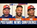 Carlos Mendoza, Freddy Peralta and Mitch Voit on Mets' loss to Astros