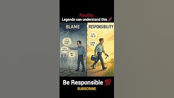 💡 Blame vs Responsibility: Choose Growth Over.🔥💯 Excuses #motivational #shorts #mindset