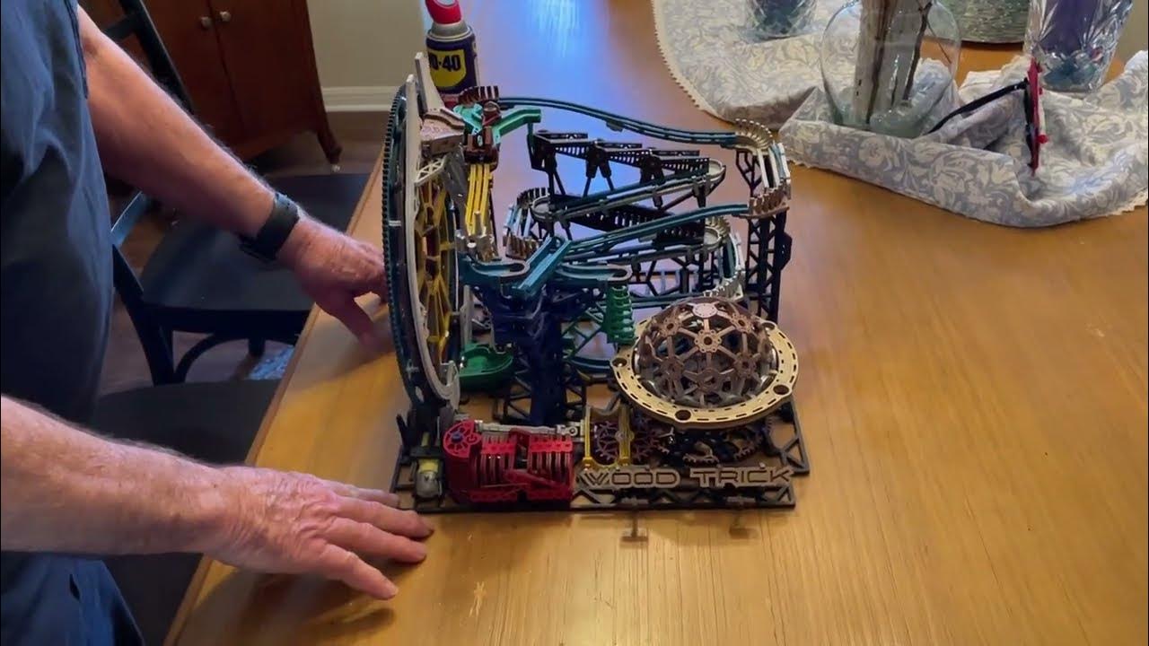 Galaxy Marble Run Wood Trick 3D model YouTube