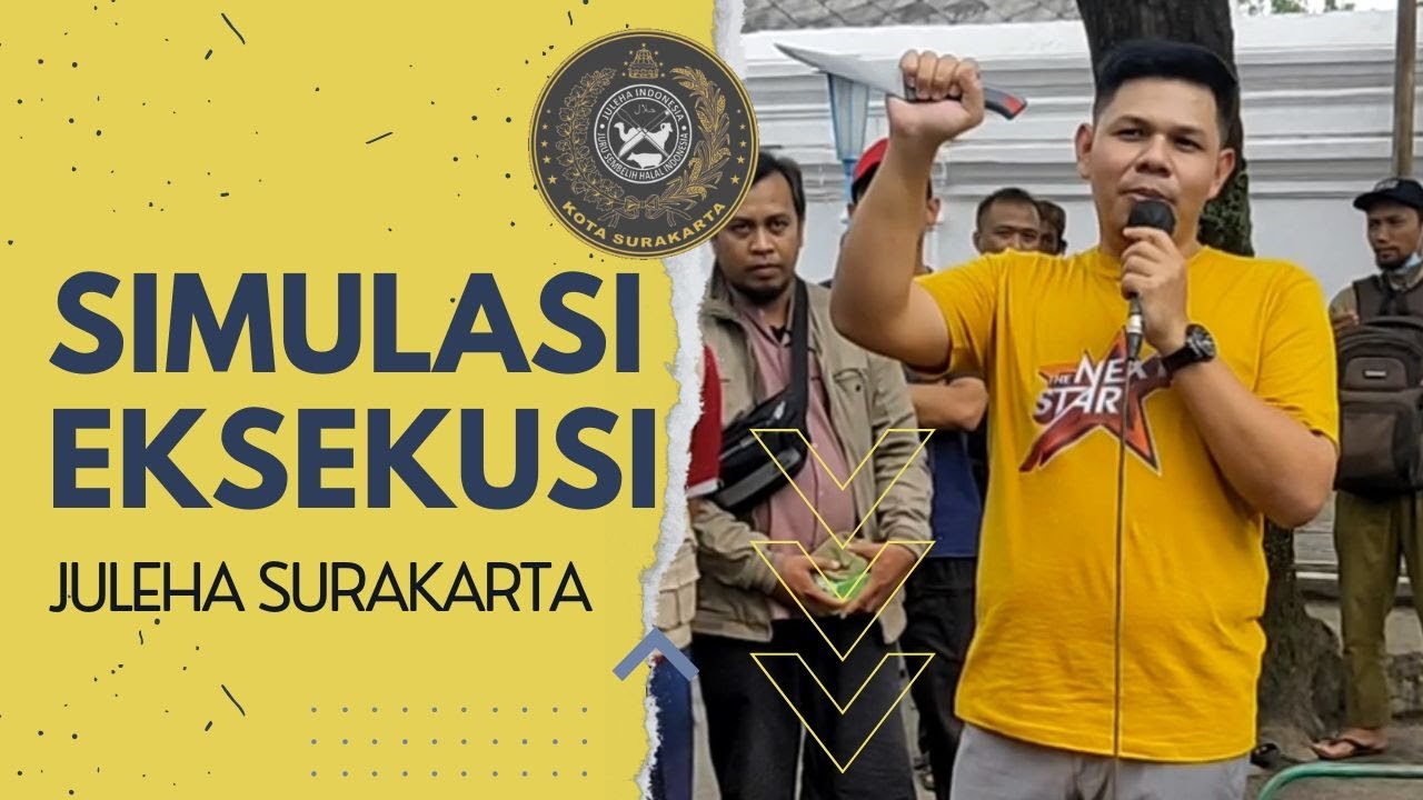 Teknik Sembelih Sekali Tarik #julehaindonesia #surakarta #solo