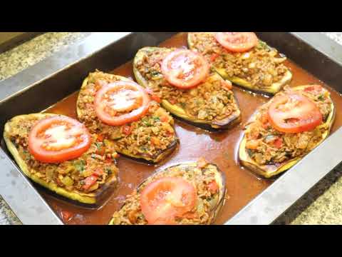 Фаршированные баклажаны по-турецки