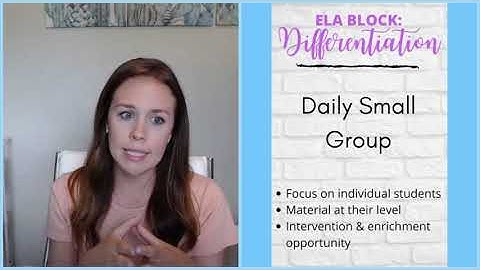 How to Differentiate Instruction in your ELA Block