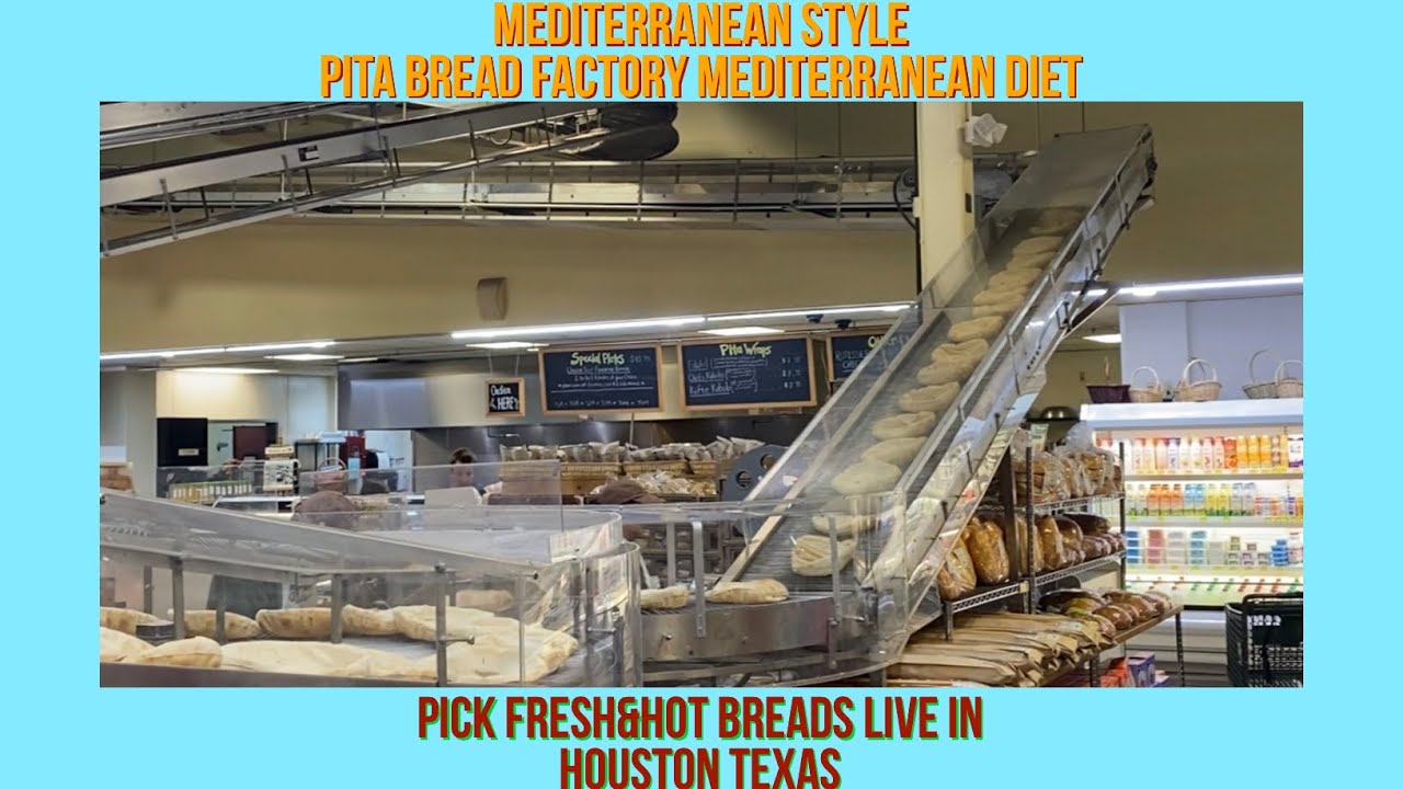 Mediterranean Style Live fresh & hot Pita bread factory in Houston
