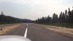 425 landing at Crescent Lake, Oregon