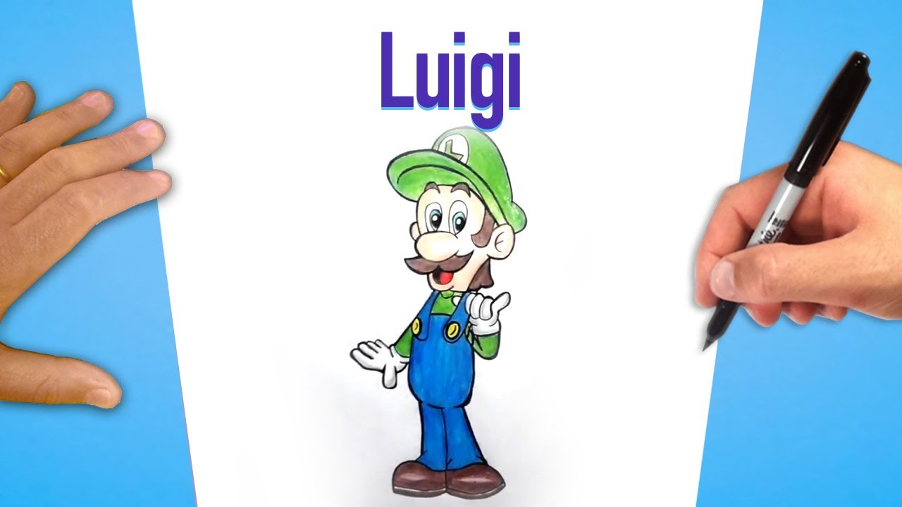 Como Desenhar Super Mario Bros Luigi